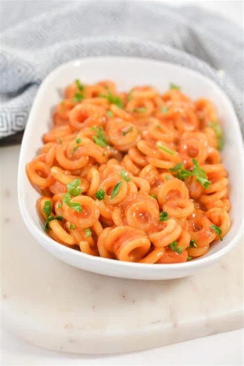 Easy Spaghettios Pasta Best Homemade Pasta Spaghettios Recipe