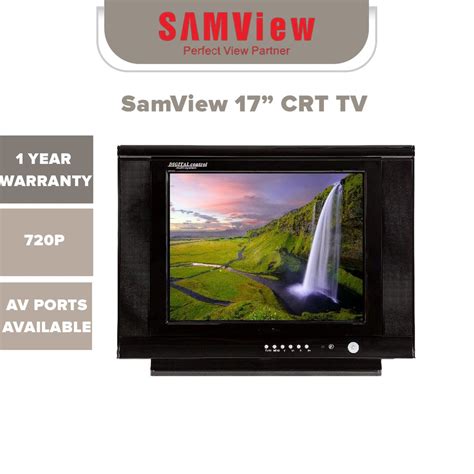 SAMView CRT TV 17 Shopee Malaysia