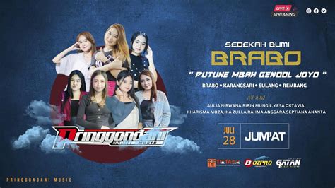 Live Pringgondani Music Gebyar Sedekah Bumi Brabo