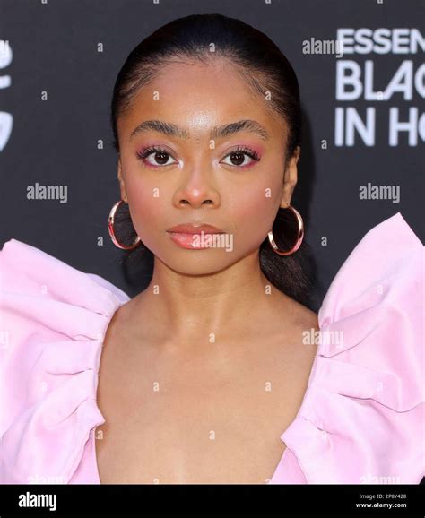 Century City Usa 09th Mar 2023 Skai Jackson Arrives Essence 16th