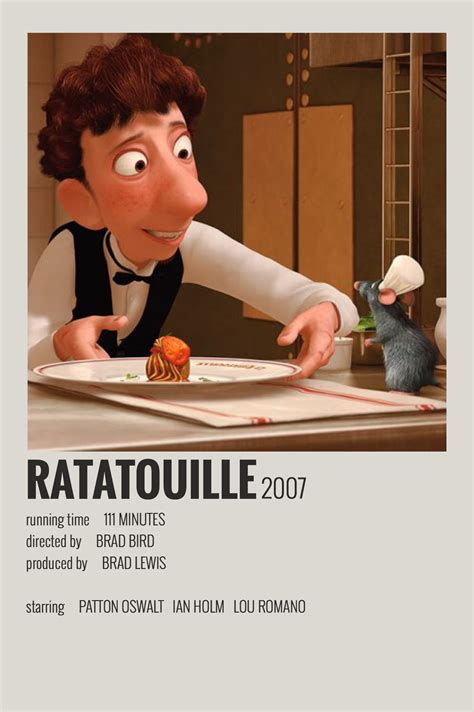 Ratatouille movie poster – Artofit