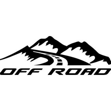 Mountain Off Road Logo Decals Cars - Passion Stickers