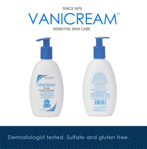 Vanicream Gentle Facial Cleanser With Pump Dispenser 237 Ml