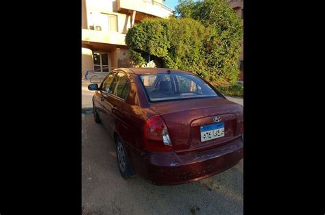 Accent Hyundai Tagamo New Cairo Dark Red Car For Sale