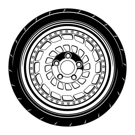 Car wheel illustration for conceptual design 2027259 Vector Art at Vecteezy