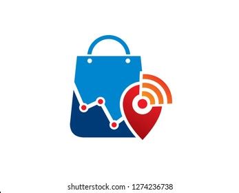 Shop Location Logo Template Symbol Icon Stock Vector (Royalty Free ...