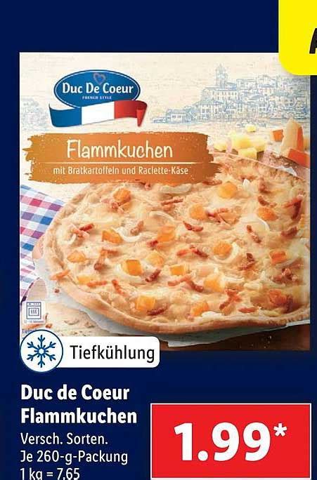 Duc De Coeur Flammkuchen Angebot Bei Lidl 1Prospekte De