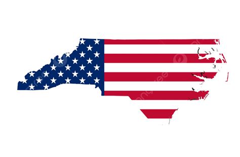 Map Of North Carolina Shape United Shadow Icon Outline Png