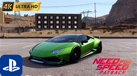 NEED FOR SPEED PAYBACK Lamborghini Huracán Coupé PS5 Gameplay 4K