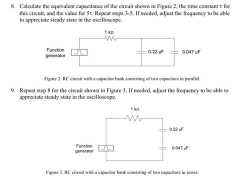 Solved 8 Calculate The Equivalent Capacitance Of The