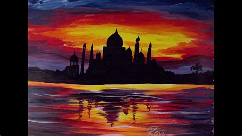 Taj Mahal Painting at PaintingValley.com | Explore collection of Taj Mahal Painting