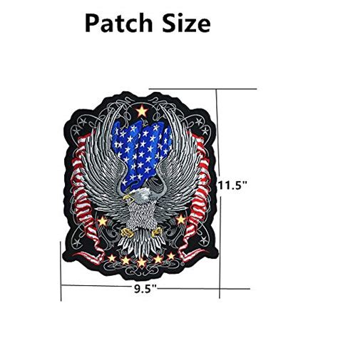 Ppxp Embroidered Patriotic Patch Patriotic Eagle American Flags