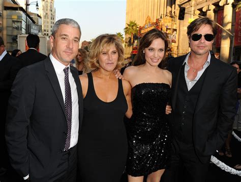 Angelina Jolie And Brad Pitt At The LA Premiere Of Salt July 19