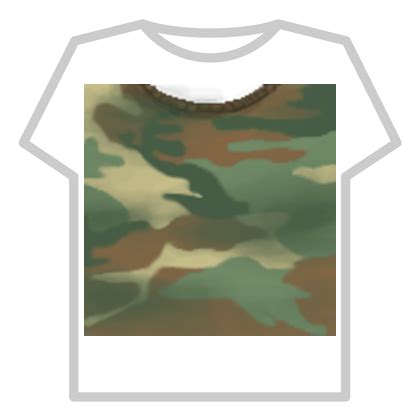 Roblox Camo Shirt Template