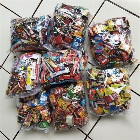 Jual Gantungan Kunci Miniatur Snack Makanan Shopee Indonesia