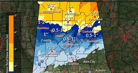 Alabama snow March 2022: Snow falling in parts of Alabama; forecasters ...