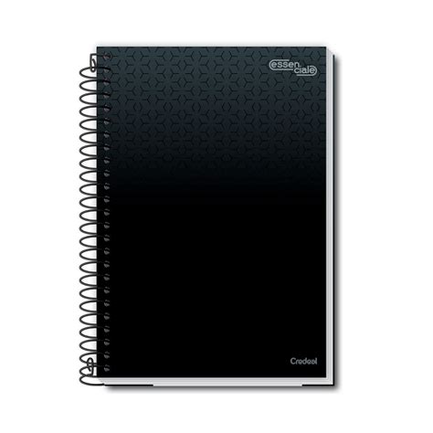 Caderno Pequeno Capa Dura Espiral Preto Mm X Mm Folhas