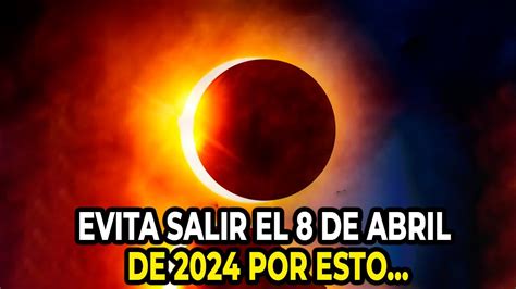 AVISO Prepárate para el ECLIPSE LUNAR del 8 De Abril de 2024 Dolores