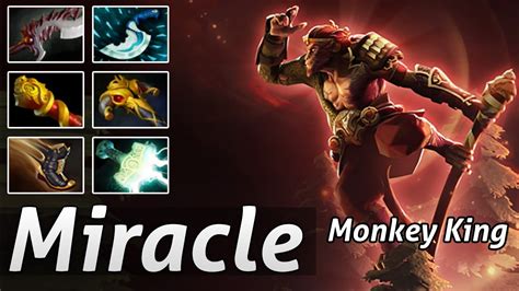 Monkey King Pro Carry Build By Miracle Gameplay 7 01 Dota 2 Epic