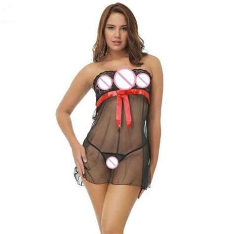 Nouveau Sexy Lingerie Dame Sous V Tements D Shabill En Dentelle Robe