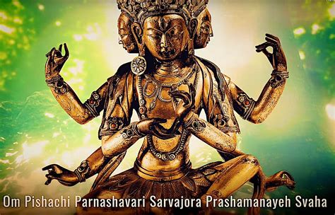 Buddha Weekly Parnashavaris Mantra And Image Buddhism Buddha Weekly