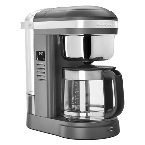 Kitchenaid 12 Cup Drip Coffee Maker With Spiral Showerhead And Programmable Warming Plate