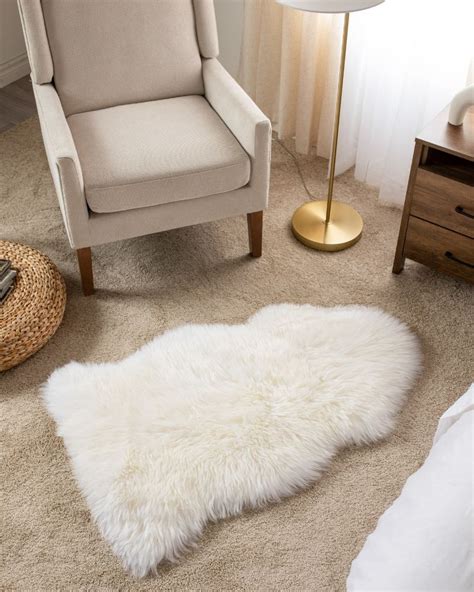 Ivory White Sheepskin Rug Sheepskin Town