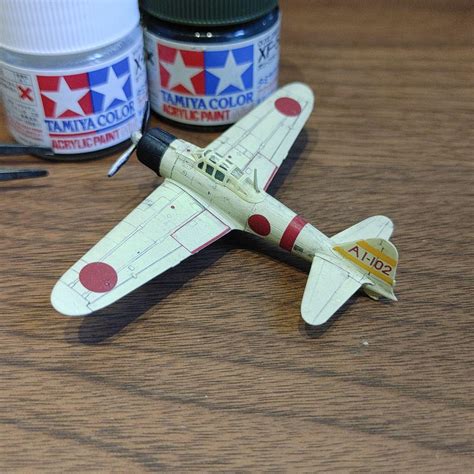 1144 精密完成品 零式艦上戦闘機21型 空母赤城大尉機 ゼロ戦 メルカリ