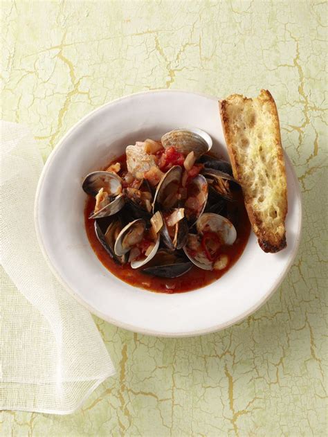 Mussels And Clams With Spicy Tomato Broth Recipe Food Network Kitchen