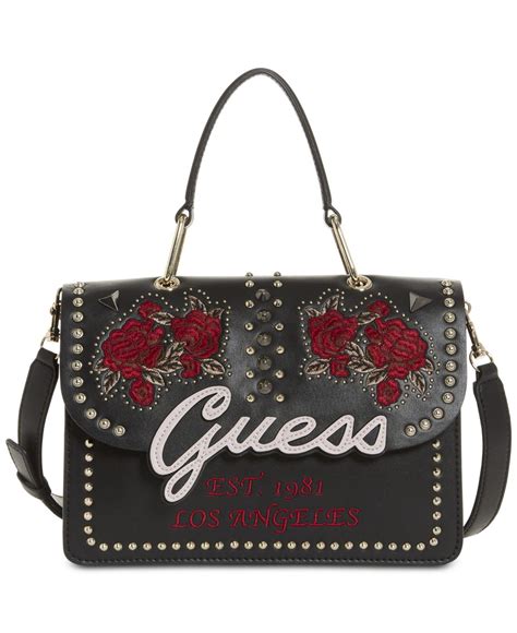 Guess In Love Top Handle Bag In Black Lyst