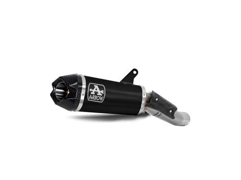 Akn Arrow Silencer Indy Race Dark Aluminum Honda Cb Hornet