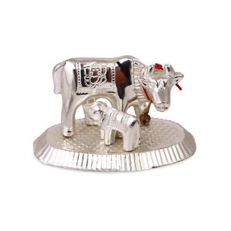 Cow And Calf Idol For Pooja Room At Rs Kamadhenu Cow And Calf