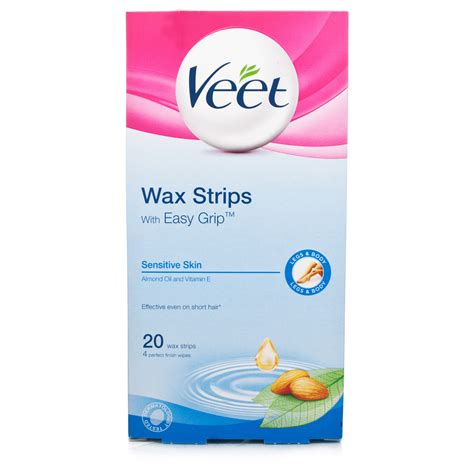 Veet Ready To Use Wax Strips Sensitive Veet £619 Chemist Direct