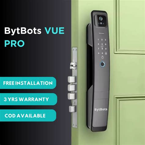 Bytbots Doorbot Vue Pro Smart Door Lock With Camera And Face Detection