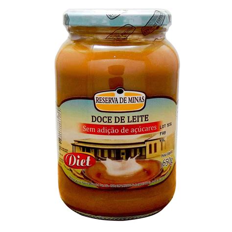 Doce De Leite Diet Em Vidro 630g Mercadão Natural