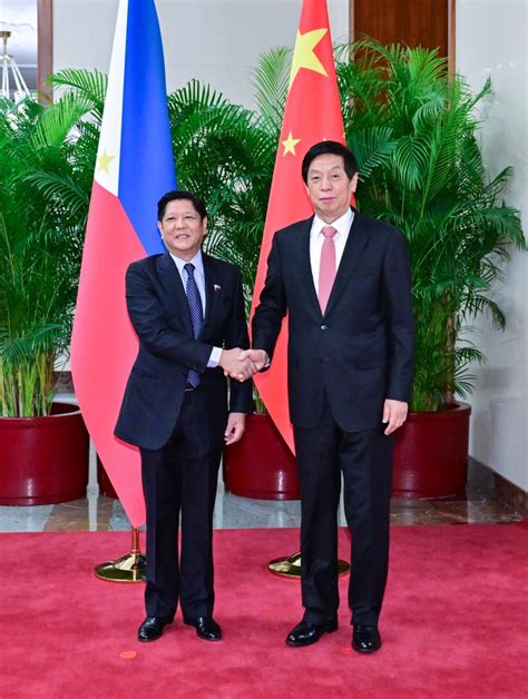 China S Top Legislator Meets Philippine President Xinhua Silk Road