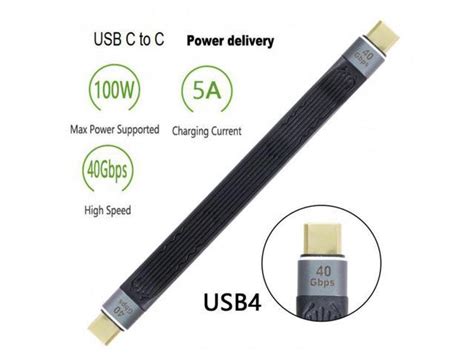 Jimier CY UC 002 0 13M Type C USB C Male To Male USB4 40Gbps 100W 8K