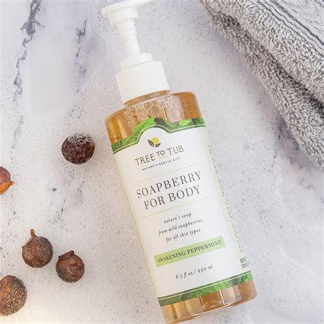 Tree To Tub Refreshing Soapberry Body Wash For Sensitive Oily Skin