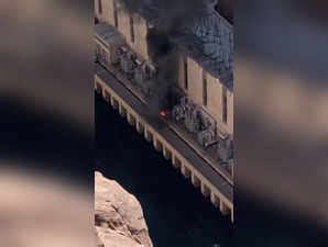 Hoover Dam Watch Transformer Explodes At Hoover Dam In US Check Out