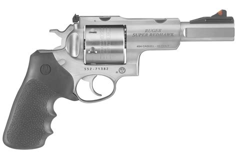 Ruger Super Redhawk 454 Casull 45 Colt Stainless Double Action Revolver