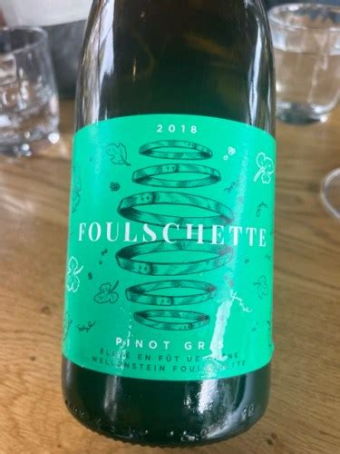 2018 Wellenstein Foulschette Moselle Luxembourgeoise Grand Premier Cru