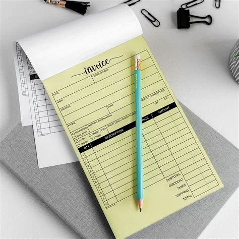 Buy Done Invoice Pad X Small Part Carbonless Made In Usa