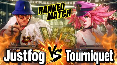 スト5 Justfog vs Tourniquet Justfog Ryu vs Tourniquet Poison SFV YouTube