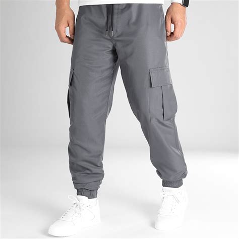 LBO Pantalon Jogging Diamant Avec Poche Cargo 0213 Gris