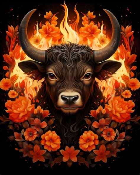 Premium Photo Taurus Zodiac Sign Illustration For Astrology Horoscope