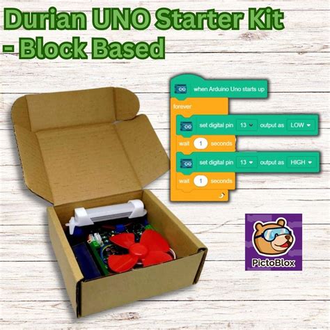 Arduino Stem Rbt Project Durian Uno Starter Kit Block Based Arduino