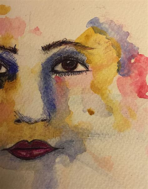 Inspired By Maria Bolognesi Art Using Water Colors Pen Pencil