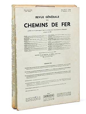 Revue Générale des Chemins de Fer Année 1940 59e Année Revue