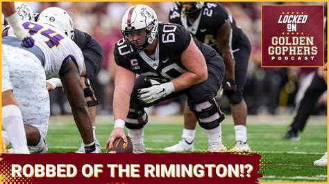 John Michael Schmitz Got Robbed Of The Rimington Trophy Plus Mark