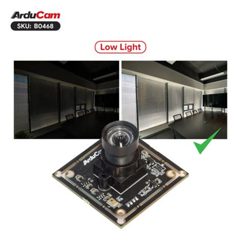 Arducam P Low Light Low Distortion Usb Camera Module With